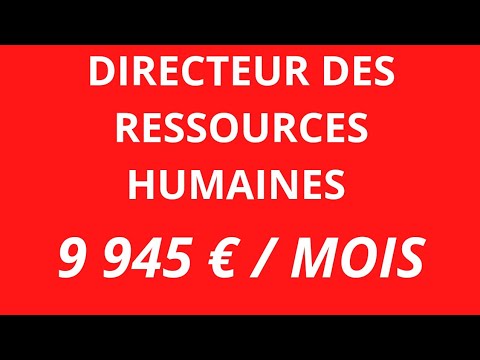 SALAIRE d'un FRONTALIER SUISSE au poste de DIRECTEUR DES RESSOURCES HUMAINES à GENÈVE