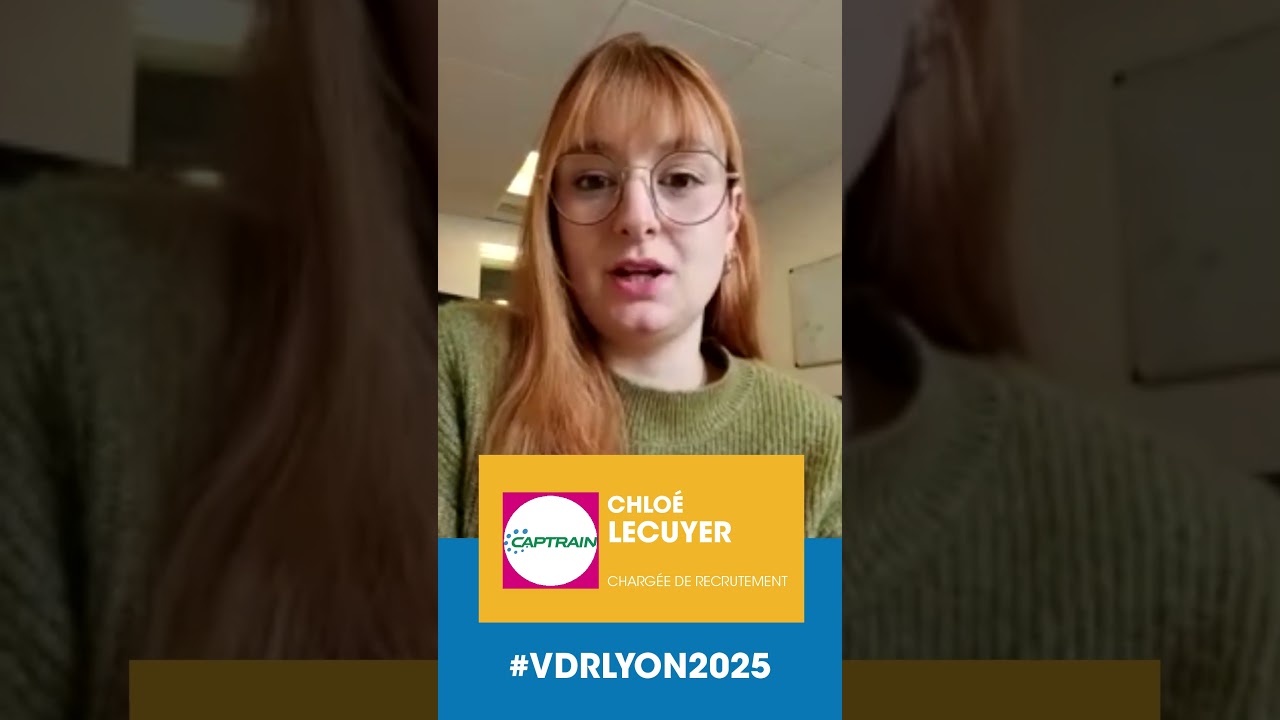 PITCH EMPLOI VRD LYON 2025 - CAPTRAIN  #emploi #entreprise #recrutement #jobdating