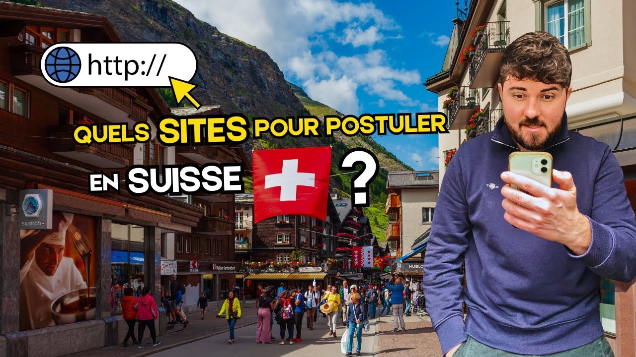 Quels sites pour postuler et trouver des offres d’emploi en Suisse ?