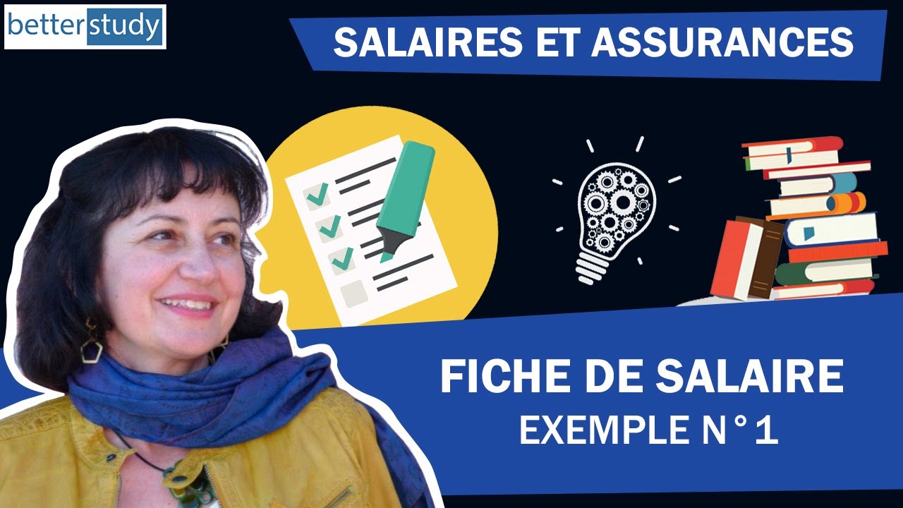 SALAIRES ET ASSURANCES SOCIALES  - Fiche de salaire :  Exemple 1