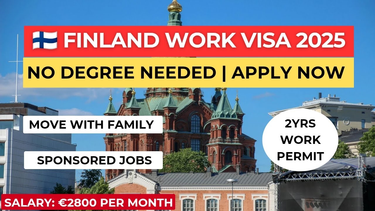 FINLAND 2025: Free Work Visa Jobs With Sponsorship | No Degree Needed, Apply From Anywhere!