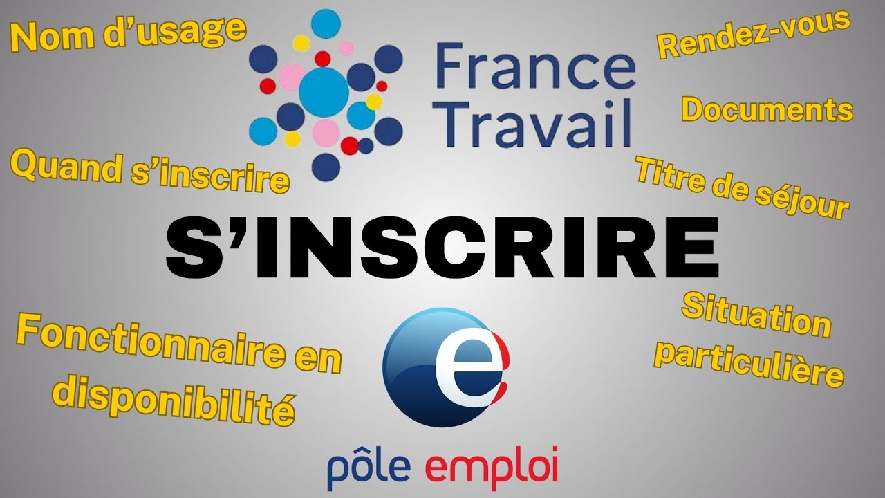 S'inscrire à France Travail / Pôle emploi / l'ANPE
