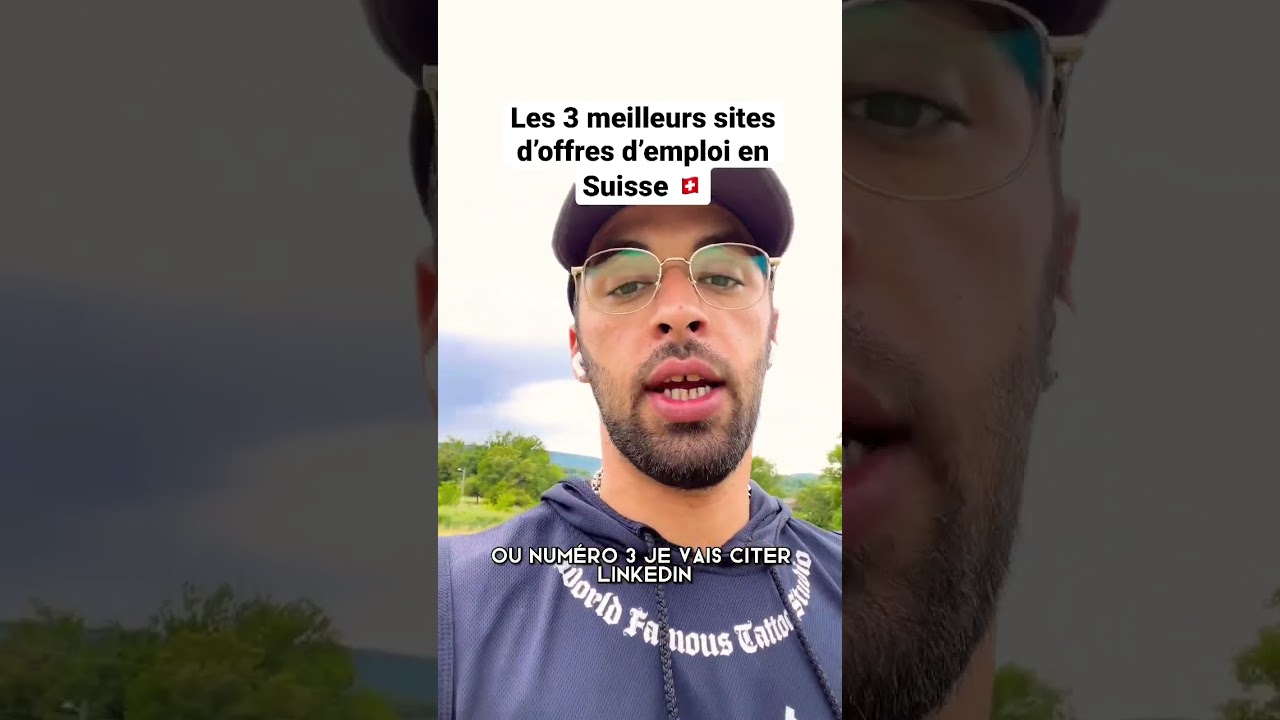 Les 3 meilleurs sites d’offres d’#emploi en #suisse 🇨🇭