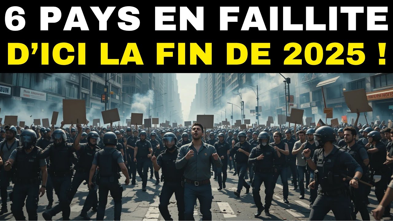 Les 6 PAYS qui S'effondreront Fin 2025 !