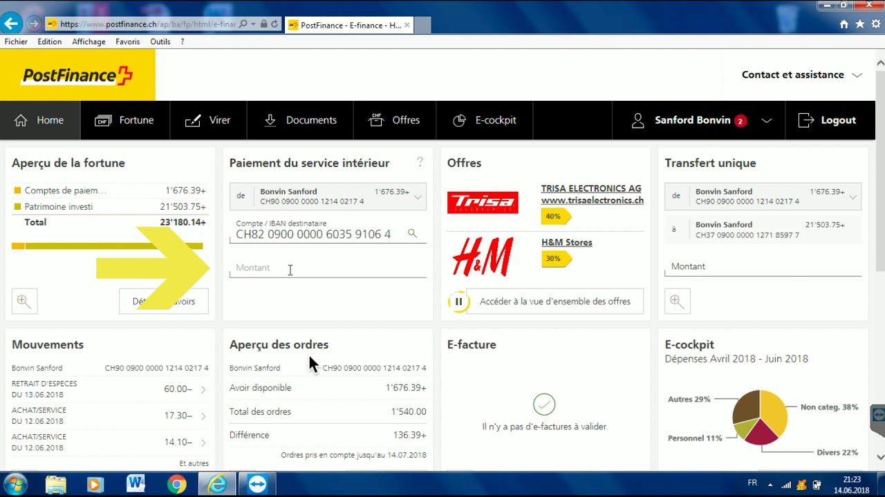 ebanking postefinance