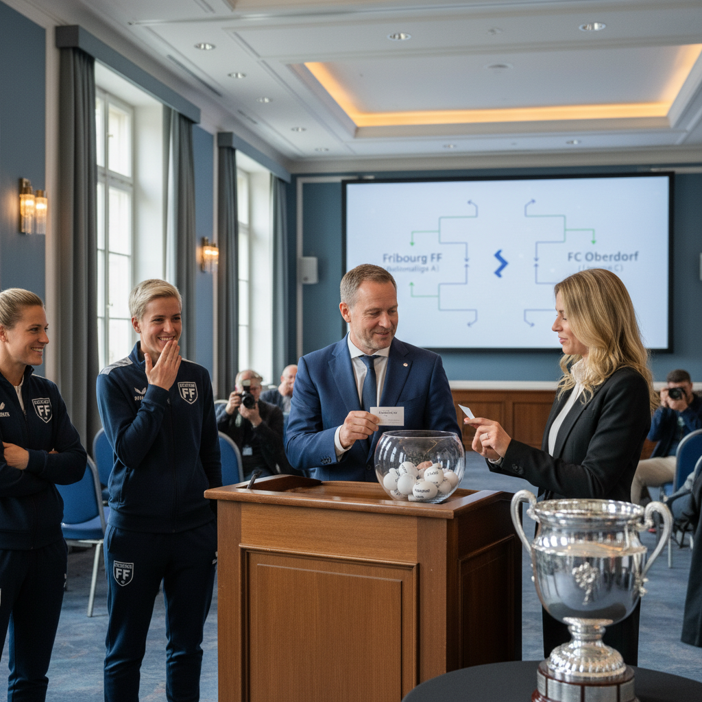 découvrez le tirage favorable des fribourgeoises en coupe de suisse face à une équipe de ligue c. un match prometteur pour avancer dans la compétition.
