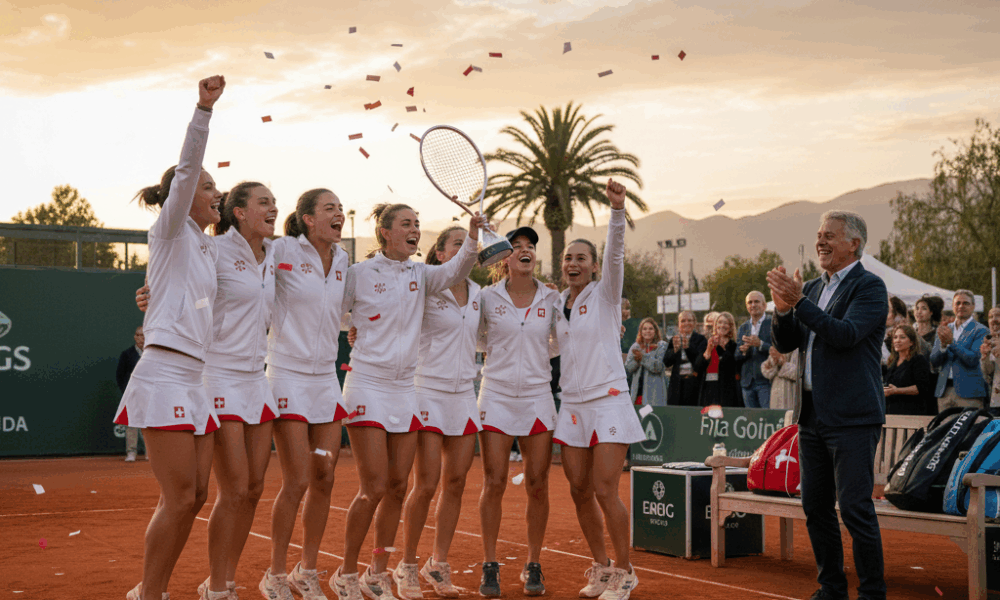 découvrez comment l'équipe suisse, dirigée par heinz guenthardt, a conservé sa place dans le groupe mondial grâce à une victoire passionnante 2-1 contre l'argentine.