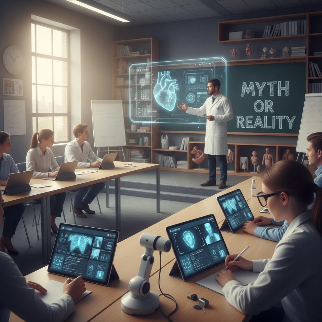 découvrez comment l'intelligence artificielle transforme la formation médicale, en explorant ses applications concrètes et les défis qu'elle soulève entre mythe et réalité.