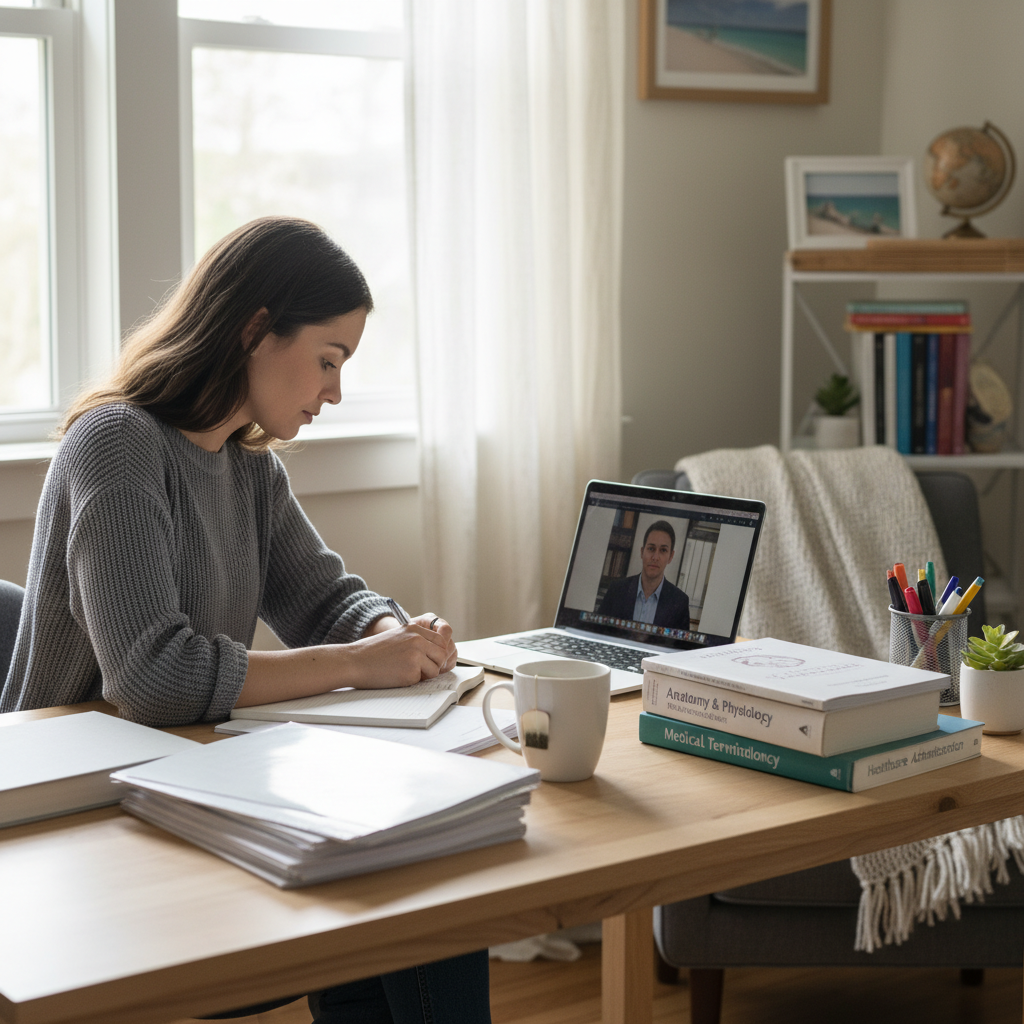 obtenez votre diplôme de secrétaire médicale à distance grâce à notre formation par correspondance efficace, flexible et adaptée à votre rythme. inscrivez-vous dès maintenant pour booster votre carrière !