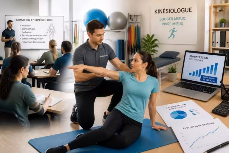 découvrez les missions d'un kinésiologue, les formations nécessaires pour exercer ce métier et les informations sur le salaire moyen dans ce domaine.